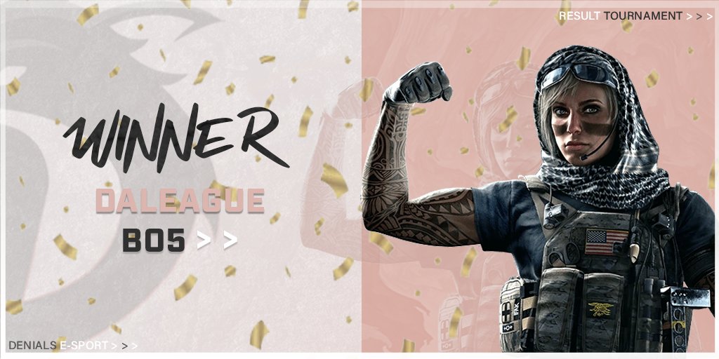 🏆 Digital Athlete League 🏆

Notre roster #R6S #PC : la DENIALS E-Sport s'impose en GRANDE FINALE de <a href="/DaLeagueEu/">Digital Athlete League 🇪🇺</a> sur le score de 3-1 ! 🔥💪

🆚️ @Needoneagency

✅ Chalet : map d'avance
❌ Banque : 4-7
✅ Café : 7-4
✅ Oregon : 7-4

Un immense GG aux deux équipes ! 💪

#DNSLESP