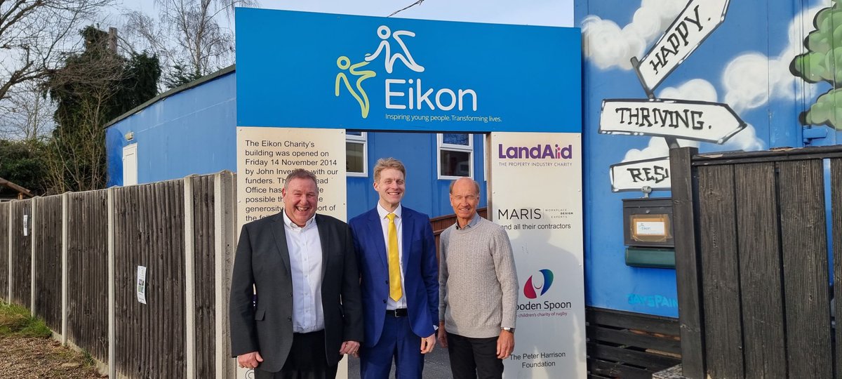 Delighted to welcome our MP ⁦<a href="/DrBenSpencer/">Dr Ben Spencer</a>⁩ to ⁦⁦<a href="/EikonCharity/">The Eikon Charity</a>⁩ . We were able to brief him on the fact that in nearly 30 years of Eikon’s existence we’ve not seen the well-being of young people so low and to update him on our many efforts to help them through.
