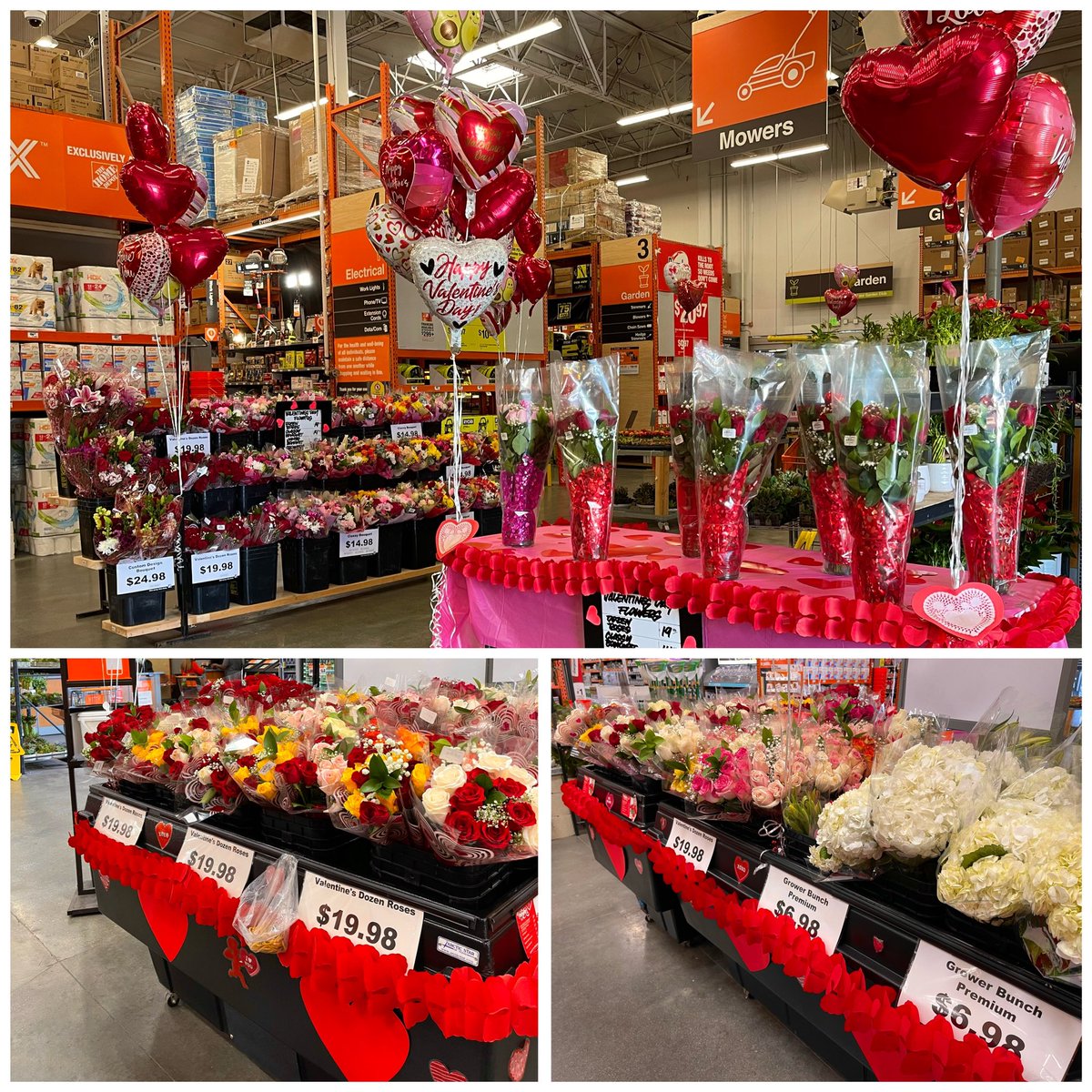 💐❤️ Love is in the Air at the La Habra Home Depot ❤️💐 We have many beautiful options for that Special Someone this Valentines Day! Stop by and get your beautiful arrangement this weekend! 😊❤️💐 #HappyValentinesDay #OneTeam #Pacsouth #district171