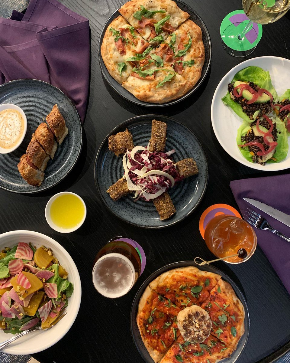 Run don't walk! We've added some new items on the menu from a savory Prosciutto &amp; Truffle Flatbread to a tart Cedric's Sour cocktail. Be sure to swing by between 11am-8pm, Wednesday to Sunday 🤩