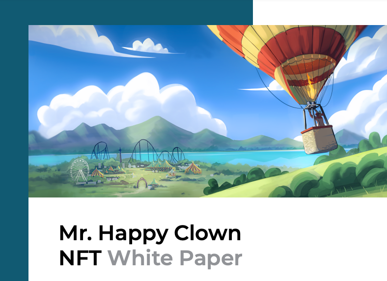 Whitepaper is on our official website !! 

You want to know more about Mr. Happy Clown NFT's utilities and what is coming exactly with our Circus Ecosystem ? 

Click here: happyclownnft.com

#whitepaper #nftmint #nftutility