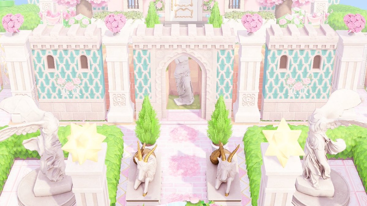 Fauniqorn's tweet photo. Updated a few areas! 🥺 Sakuras are blooming in my city so felt fit

💞💞💞😳👉👈:
@pafegel
@pollyskingdomx 
@acnhwithbrooke
@prince_jyun
@roseberry_ribon https://t.co/eag0JkvZjX
