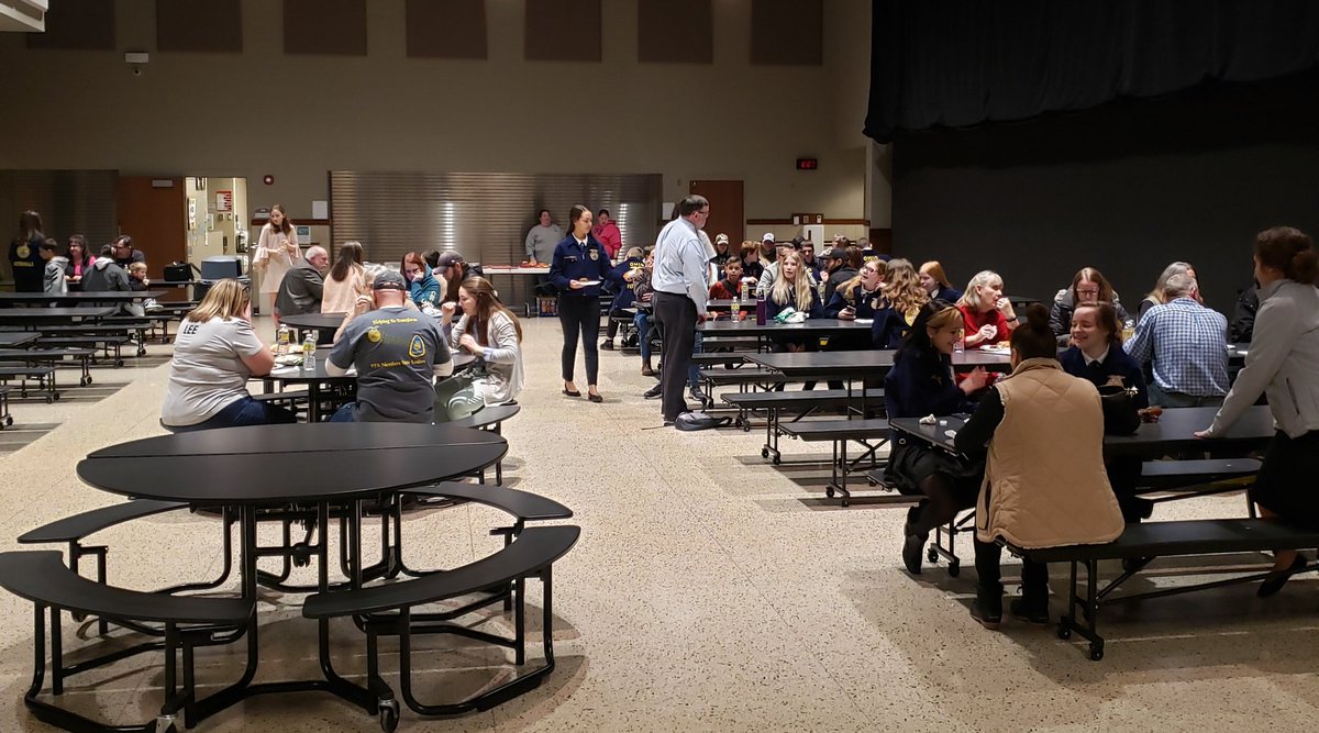 Family and community gather for lunch during the Local Science Fair, as well as the FFA Greenhand and Chapter Degree ceremony.  Celebrating student achievement any day of the week is important.  Thank you to all participants and guests.