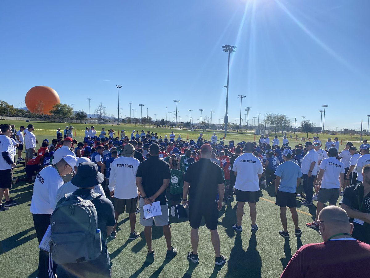OWUBishopFB's tweet photo. Excited for a beautiful day at the @CA_Showcase. Looking for big time talent to add to the Bishops! https://t.co/3Fae09fUaX