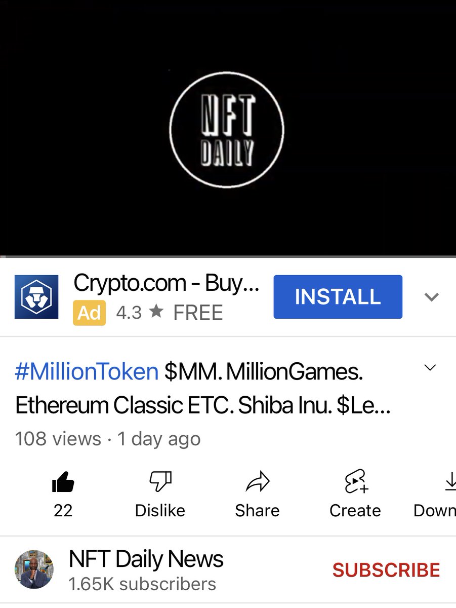 millionhq's tweet photo. NFT Daily News with a new video about #MillionToken, #ETHClassic and a 3.6 Billion Dollar Scam. 

👉 https://t.co/l5igujYVi0

#finance #money #btc #forex #cryptocurrecy #metaverse https://t.co/OySNYlllwM