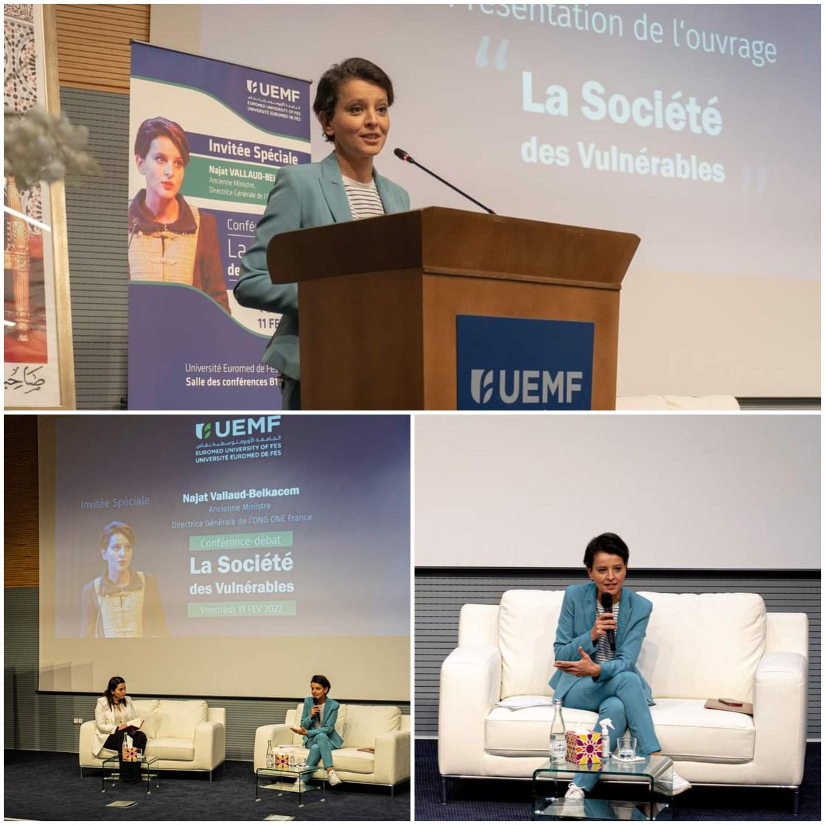 Un grand plaisir de rencontrer, échanger et participer à la #conférence de <a href="/najatvb/">Najat Vallaud-Belkacem</a> sur la #Société_des_Vulnérables