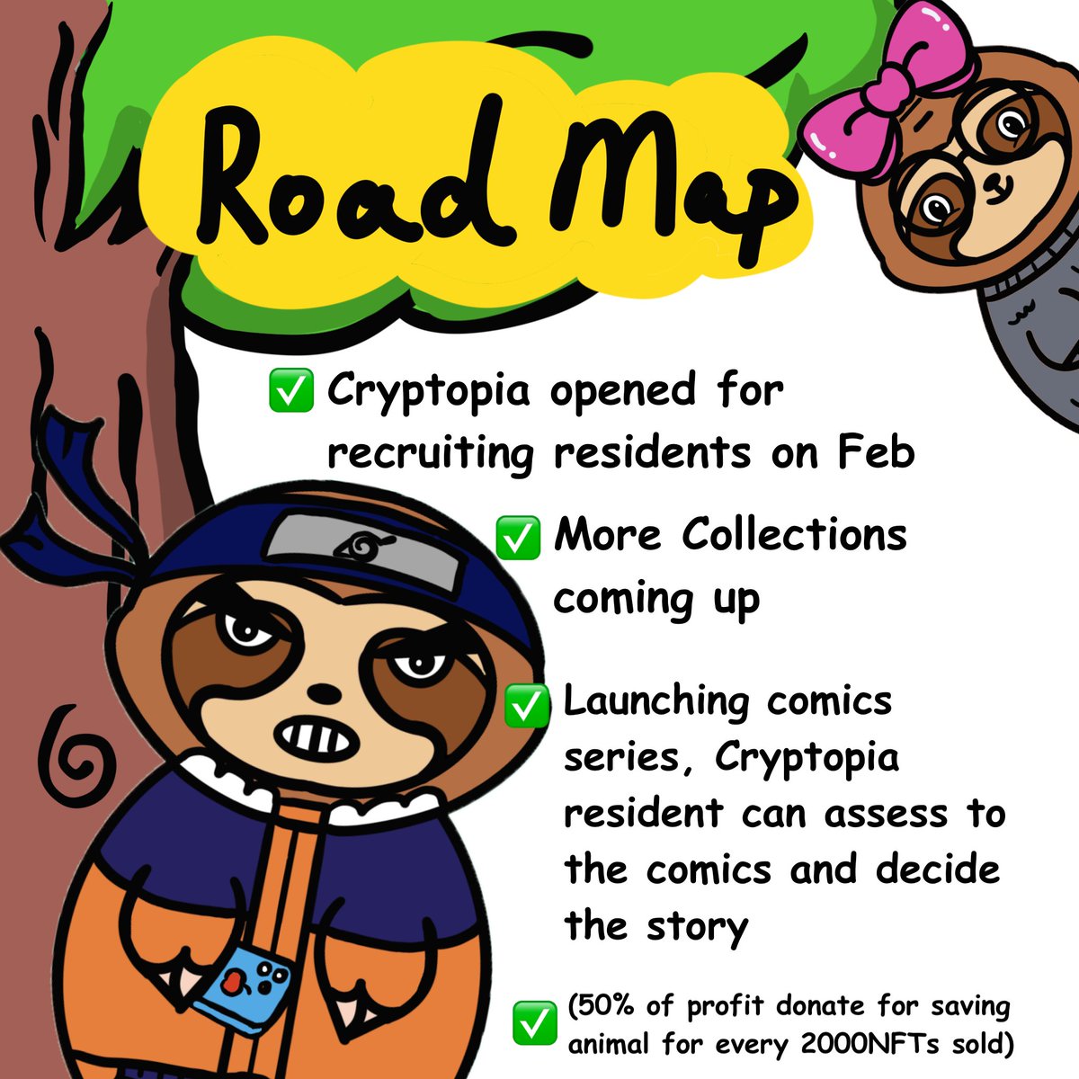 Naughty Sloth NFTs tweet media