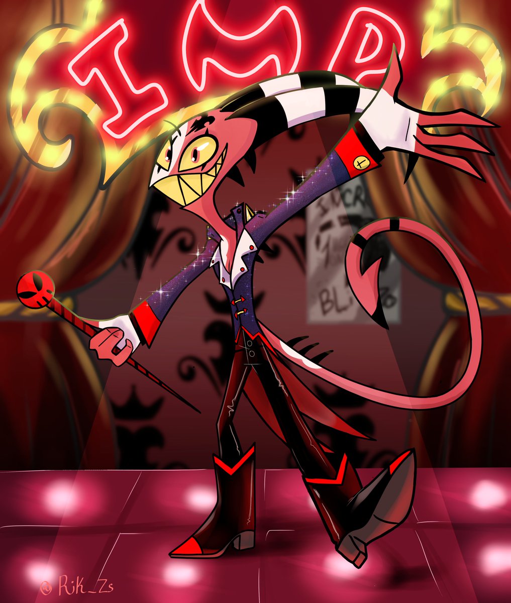 RikZiti's tweet photo. Blitzo week day 4: Circus/IMP

What it blitzo followed his circus dreams and opens his very own. 

The Incredibly Miraculous Professionals 

#blitzoweek #HelluvaBoss #blitzo #circus https://t.co/0WWnHFaNV9