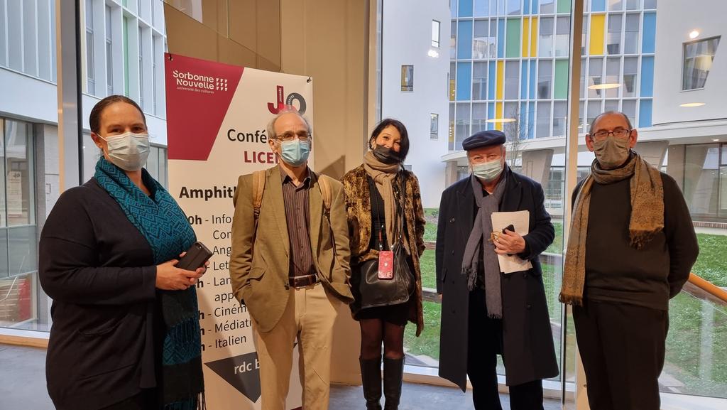 #JournéePortesOuvertes
Merci à Jérôme Deschamps, metteur en scène et voisin #campusnation d'avoir honoré la Sorbonne Nouvelle de sa présence.