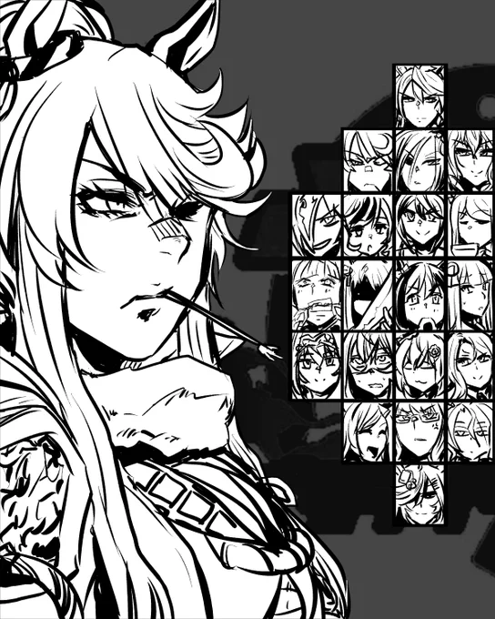 wip ウマ娘 ストZERO3風味ブライアン+キャラセレ 