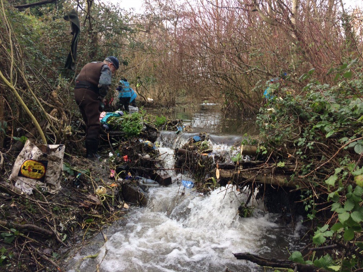DodderAction's tweet photo. Another tough day today. 13 of us went back to the infamous Bottle Swamp, and it wasn't a pretty sight. We were last there three years ago, and by the time we were finished (it took three visits) the stream and its banks were looking healthy again. For now.... 1/2 https://t.co/TU9xpSayva