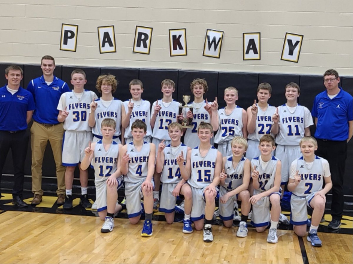 Congratulations to our 7th grade boys basketball team on winning the MAC championship. 54-53 in overtime!