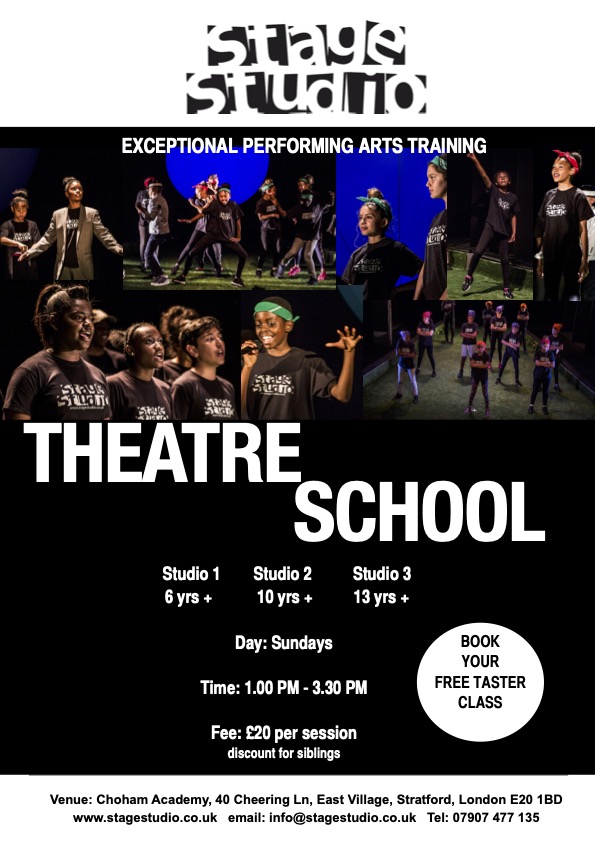 StageStudio's tweet image. Stage Studio Stratford returns Sun 6th March 2022! We have a new home thanks to @chobhamacademy we are so excited to get going and welcome friends old and new. stagestudio.co.uk