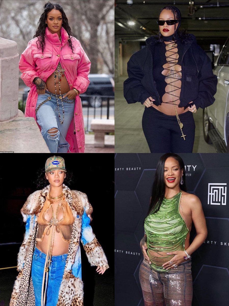 RT @FentyCop: Rihanna’s maternity outfits are FUCKING FIRE https://t.co/oVSYe3ZmCh