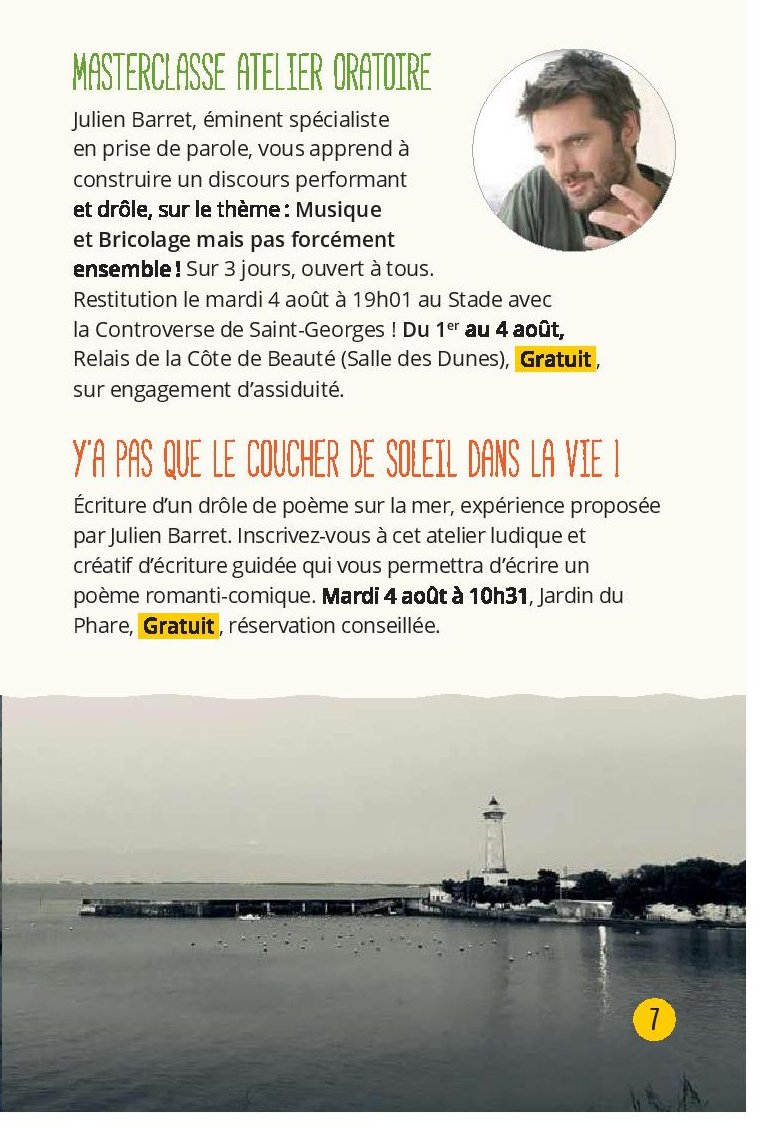 jul_barret's tweet photo. En août 2020, au sud de @royanatlantique (à @sgd_tourisme ), j'avais proposé un atelier de poésie maritime, à la fois romantique et comique, dans le cadre du festival Humour et eau salée organisé par @CreaSgdd 
Pour lire ce poème collectif, c'est ici : https://t.co/Ep7gt9ju4D https://t.co/3HXk7eDgAu