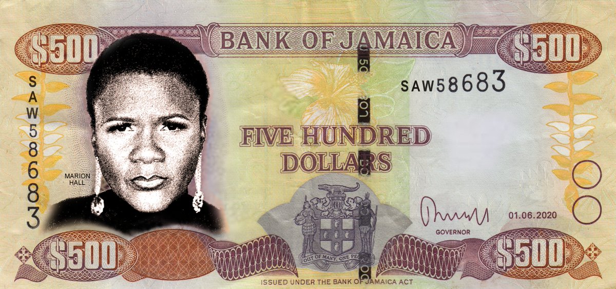 wcchen's tweet photo. Idle thought: Would the Bank of Jamaica consider issuing special edition banknotes to celebrate legends of Jamaican music during Reggae Month? Would likely become high-demand collectibles worldwide. Think publicity (Brand Jamaica). Think seigniorage (economists will understand). https://t.co/M3PxC6KnZ2