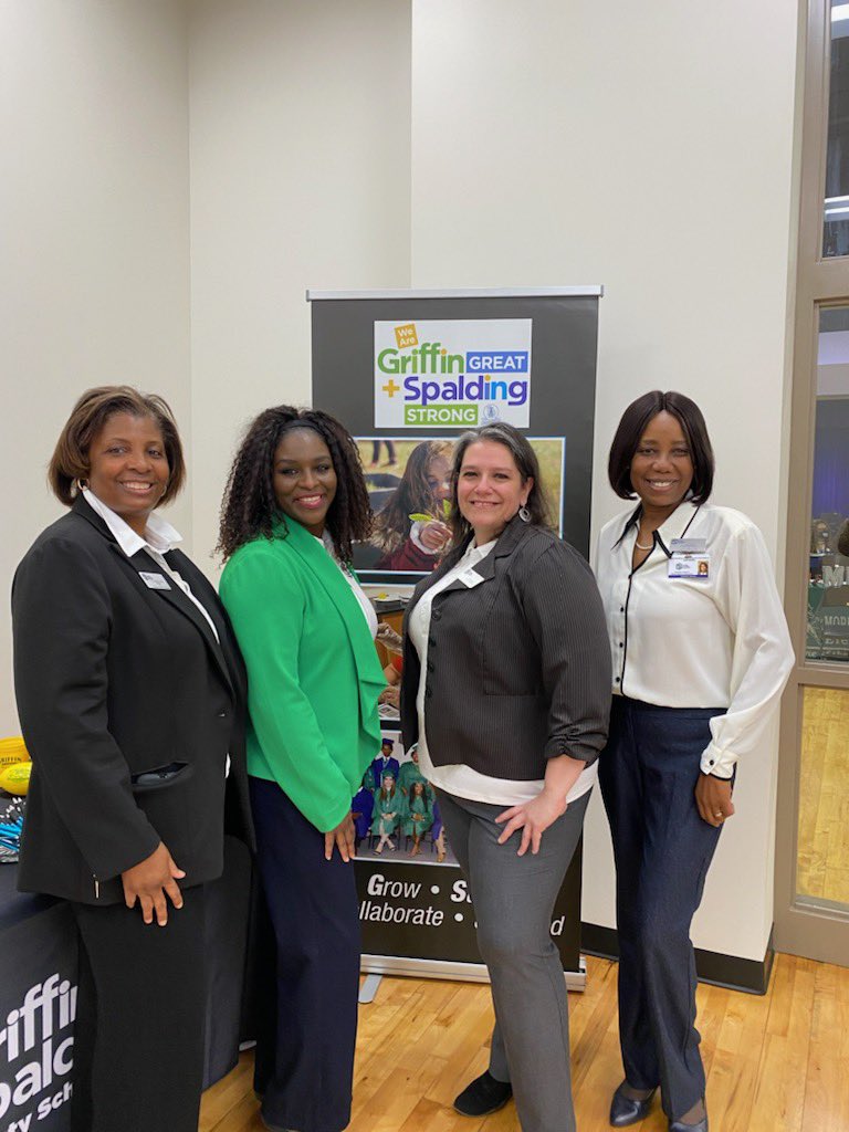 Thank you to the <a href="/GSCS_HR/">GSCS_HR</a> team, <a href="/GriffinSpalding/">Griffin-Spalding K12</a> administrators, and <a href="/Griffin_RESA/">Griffin RESA</a> for making today’s job fair a success! Special thanks to our <a href="/PAGE_EdNews/">PAGE</a> and @GAEvoices representatives for their donations! Come #GrowinGriffin and set the #PACE!
