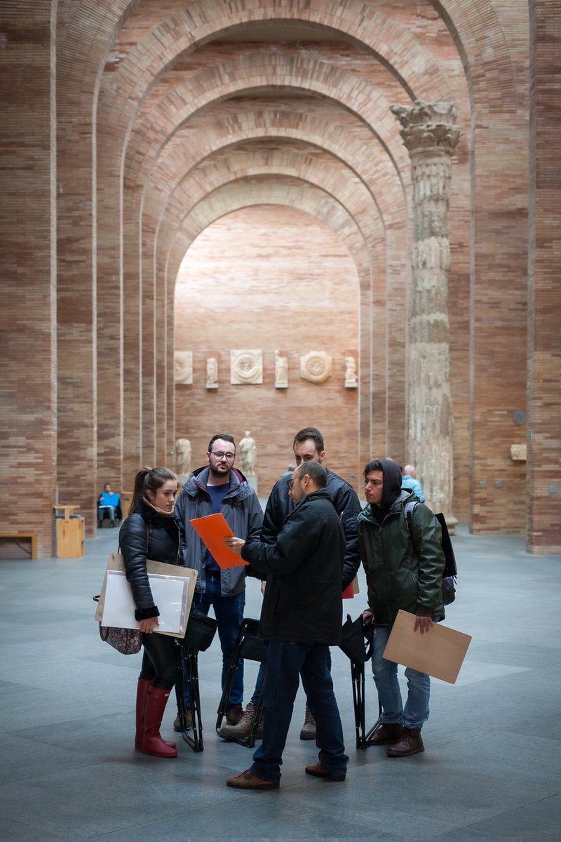 Jaime_GMH's tweet photo. @archillect Sorry mine is better. ☺️

Us taking drawing lessons from Cayetano Cruz at the very @MuseoRomano in the beautifull city of #Merida. 
One of my favorite subjects in the Industrial Design Degree  at @CUMe_UEx .
It just can’t get any better. https://t.co/DIO71ke8XW