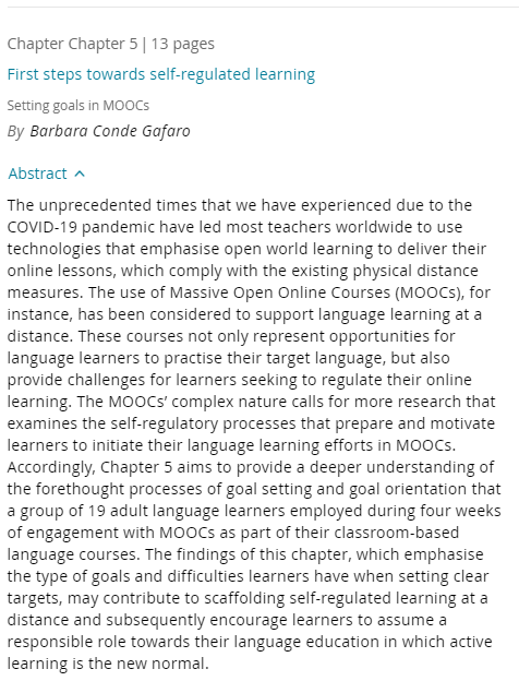 Baliconga's tweet photo. 📣Here's a sneak peek of my contribution to the #OpenWorldLearning book launched this week! 🥳 You can access, read &amp; download the whole chapter for free following this link:   https://t.co/VnHcK25M8n @RoutledgeEd @LeverhulmeTrust @IETatOU https://t.co/iIR5BIpVNW