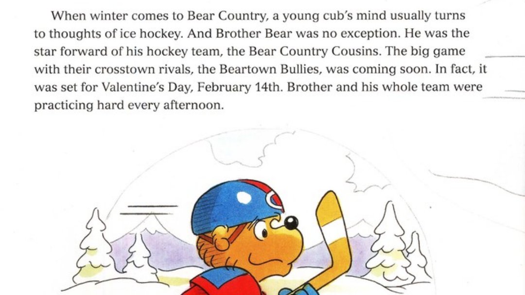 CharismaBooks's tweet photo. Sister Bear finds out that Brother Bear has a secret admirer on Valentine's Day. What will tough, hockey-playing Brother Bear do about this and his teasing sister? This book and more available in our Valentine's Day collection at https://t.co/nOtrWuKyrA. #ValentinesDay #GodsLove https://t.co/hXzZUycKgh
