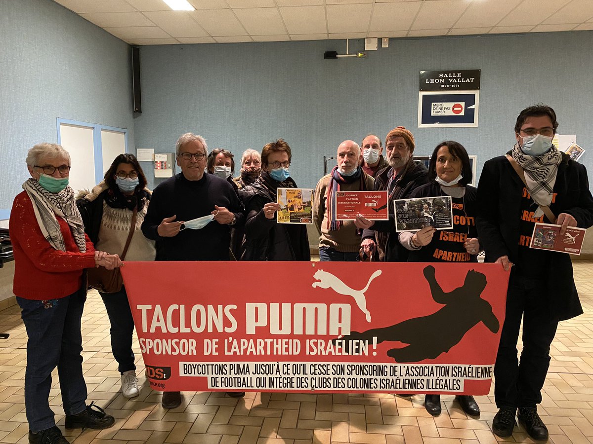 Dans le monde entier, nous avons appelé au #BoycottPuma #BDS #Palestine 🇵🇸