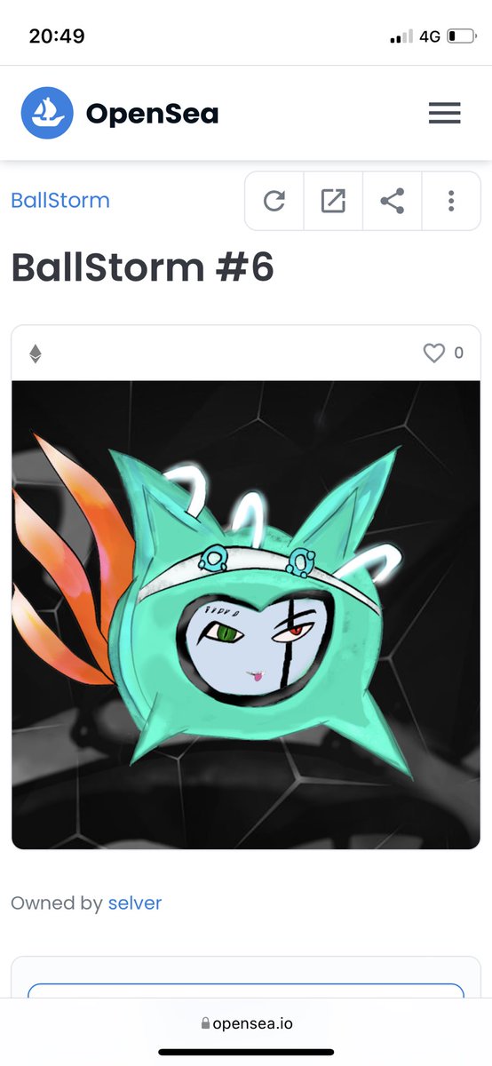 I love it 🥺 Thank you <a href="/0xselfdestruct/">Seemal</a> <a href="/BallstormNFT/">Ballstorm</a> 😍#NFTs