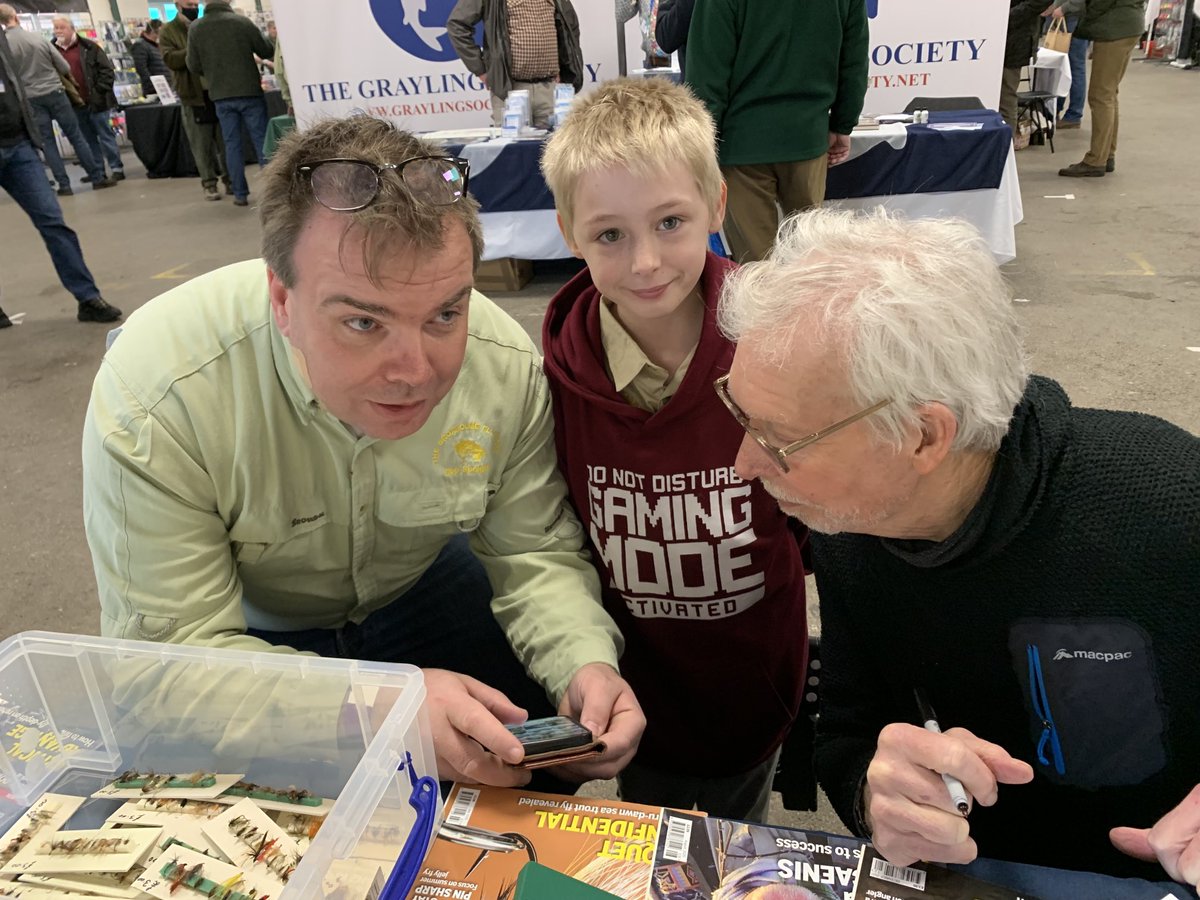 A wonderful time at The BFFI with ⁦<a href="/fishing_schools/">Fishing for Schools</a>⁩  talking to all generations . Bring on tomorrow ! ⁦<a href="/TasteOliveOil/">Karen Ormiston</a>⁩ !