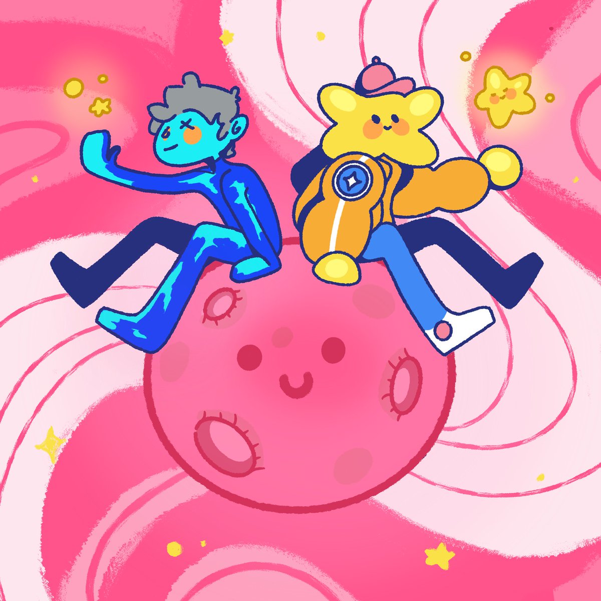 Some Starcatchers stepped through a portal and traveled to a new realm where they met some other-dimensional beings!

We’re excited to announce that we’ve partnered with <a href="/Ghxsts/">Ghxsts</a> and will be inviting some of them to join us in our dimension exploring the galaxy together!