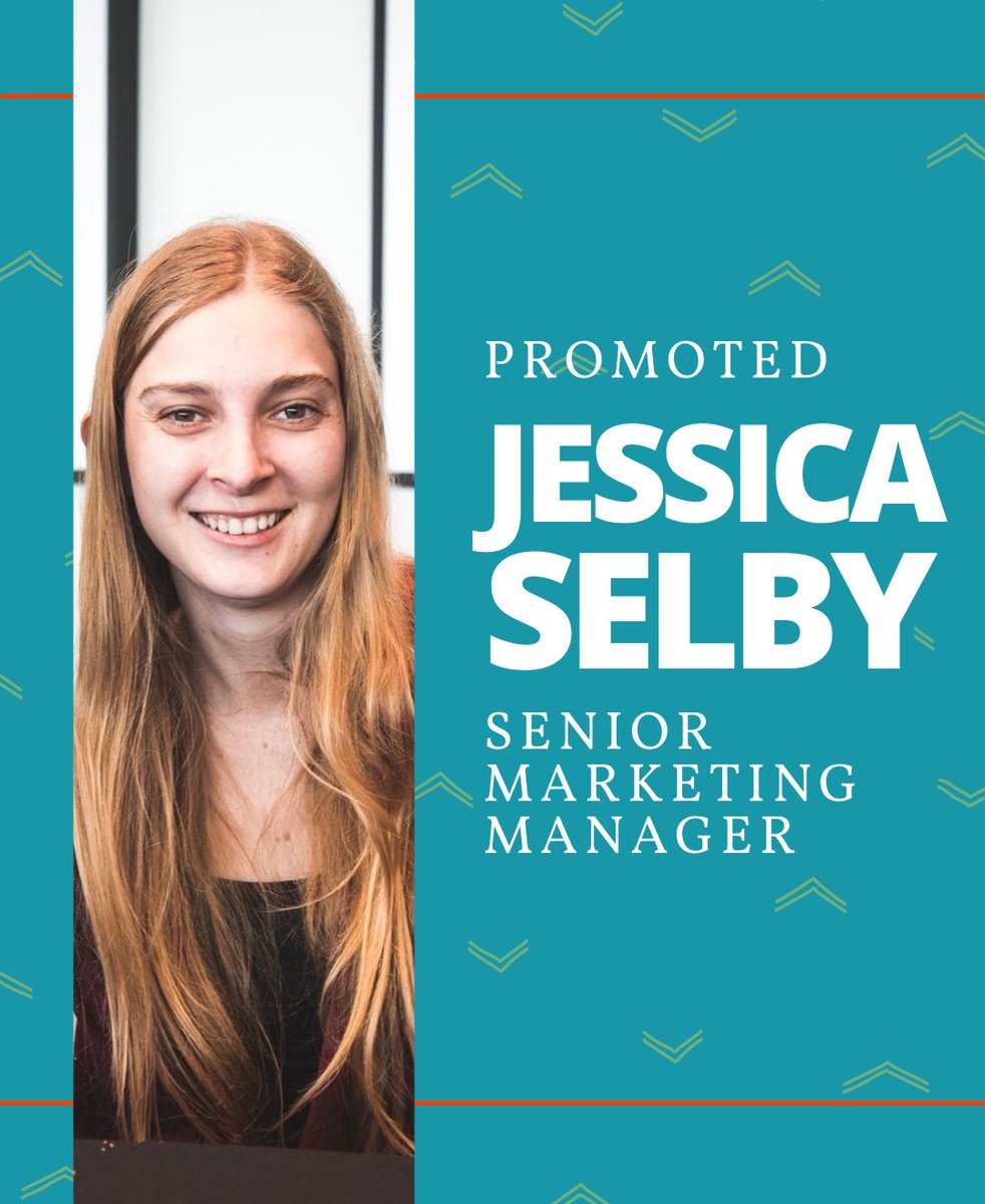 Another reason to celebrate this weekend! 🎉
Congratulations to Jessica on her promotion to Senior Marketing Manager 👏