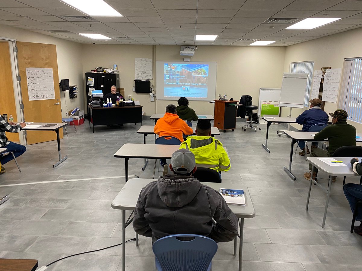 Shout out to these BAC Local 3 CA members taking their leadership skills to the next level with IMTEF's foreperson training, taught by Lupe Ortiz, West Regional Training Director. The class is a great opportunity to learn how to successfully run work on today's job sites.