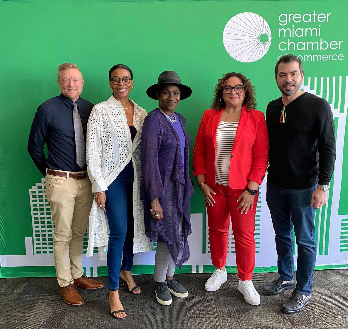 MiamiChamber's tweet photo. Next up for #LM43 is a fireside chat with panelists @FreddyBalsera (@TheBCscoop), @mgepsie (@SantLaHaitian), @KatRoyes (@YWCAsouthfl), @joseph_miami (@YES_Institute) and moderator Dr. Nanette Vega (@univmiami) on The Diverse Faces of #CommunityLeadership in #Miami. https://t.co/OuaXFiIUY8