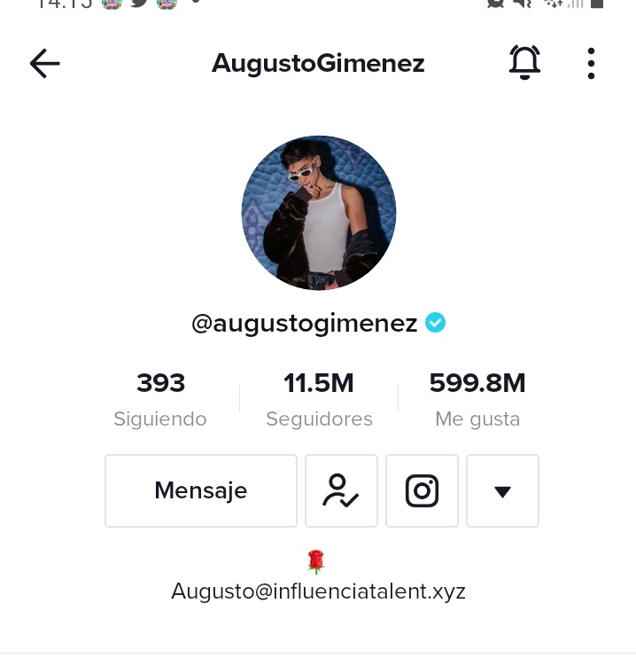 Augusterssuport's tweet photo. A seguir creciendo. Tu fandom va a seguir apoyandote y festejando cada logro. 😍😍 #Augusters 🌹 @AugusGimenez https://t.co/uwTHKVhJUB