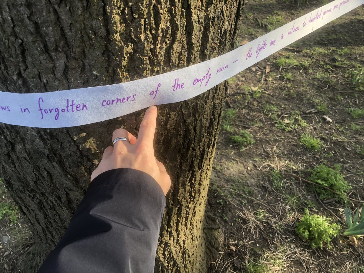 Amazing community installation by <a href="/BettinaFWS/">Bettina Fung</a> and Catherine Harrington. Thank you for making stories heard and making such amazing art.