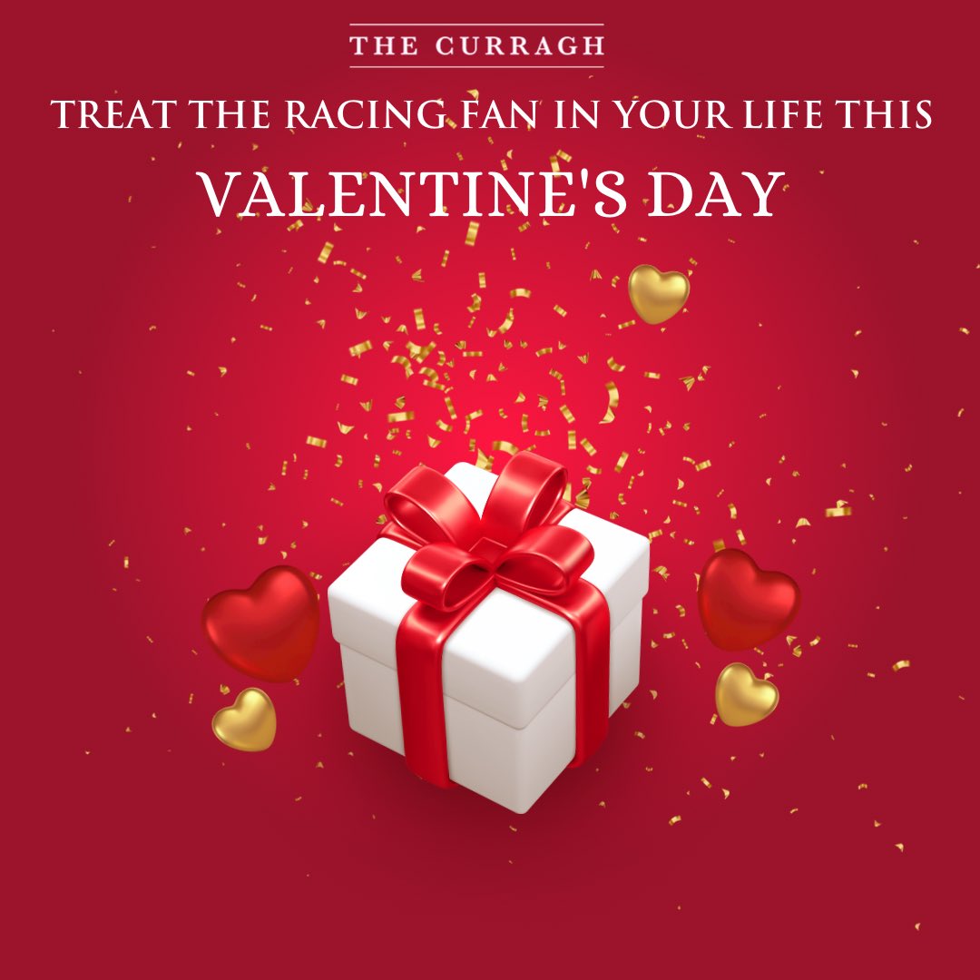 curraghrace's tweet photo. 🎁 We've got you covered for your last minute Valentine's gifts 🎁

🔖 Membership from €245
🍽 Hospitality from €75
🎟 Tickets from €15
🐎 Vouchers from €10
📧 Delivered straight to your inbox
🛒https://t.co/ng9Gx3W4mQ 

#6weekcountdown #flatisback https://t.co/HJxnXewr5u