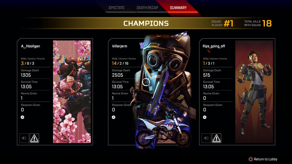jermferrell's tweet photo. First game of S12! #ApexLegends @PlayApex https://t.co/EwuqdUOay5