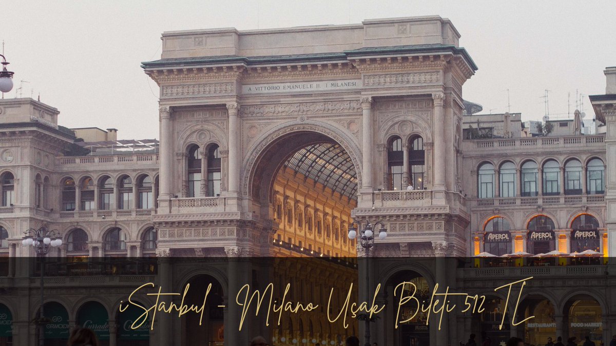 İstanbul - Milano uçak biletlerinde kaçırılmayacak fırsat! Şimdi tüm biletler 512 TL'den başlayan fiyatlarla! Kampanyadan yararlanmak için ; bit.ly/34COPsj

#rotaradar #istanbul #italya #milano