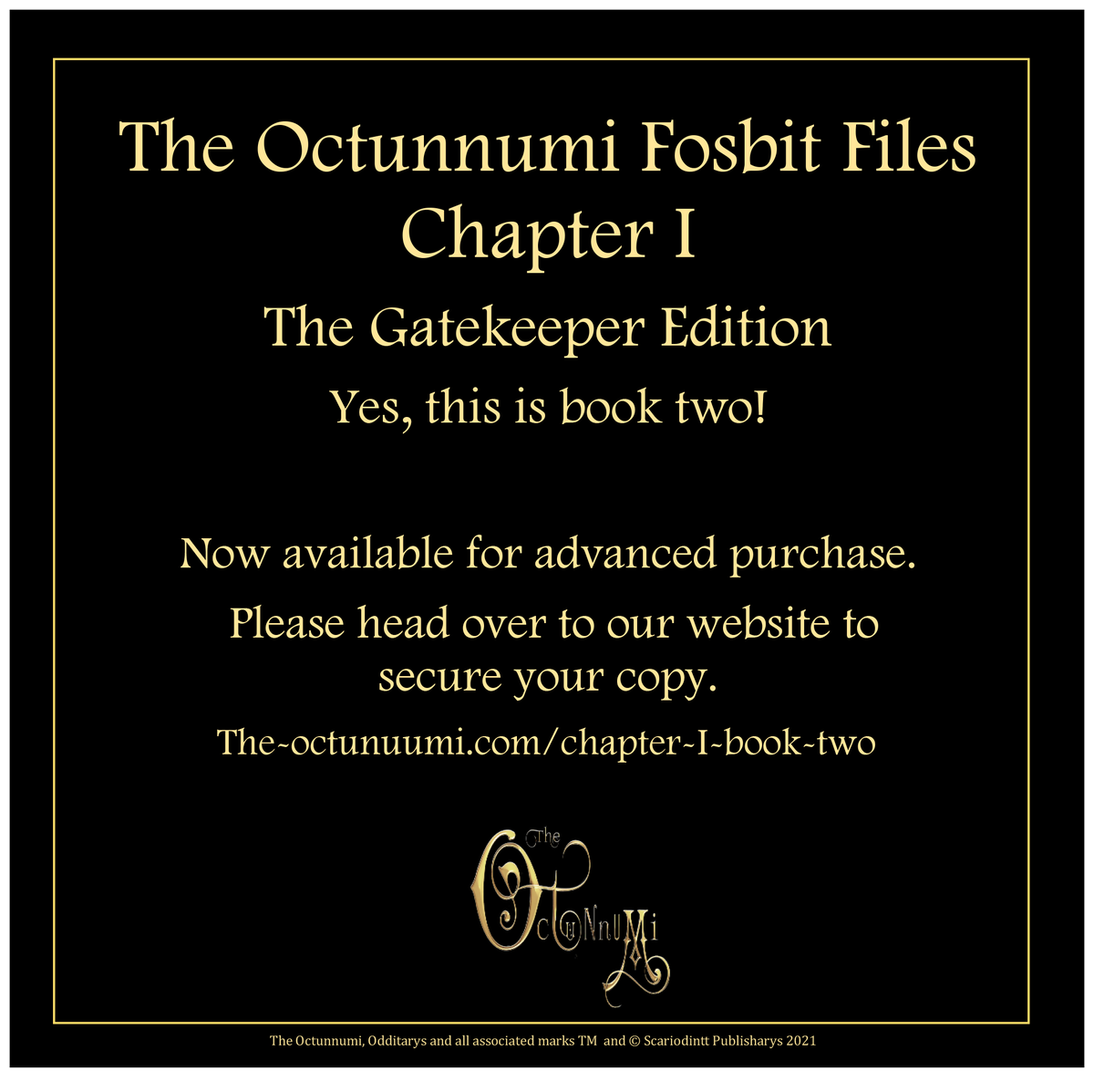 TheOctunnumi's tweet photo. Hello lovely being...
#theoctunnumi #fosbitfiles #chapterone #the #next #instalment #NewRelease #advanceorder #preorder #whilestockslast
https://t.co/YQWA9Gi3Rx https://t.co/0dFqzkfe2A