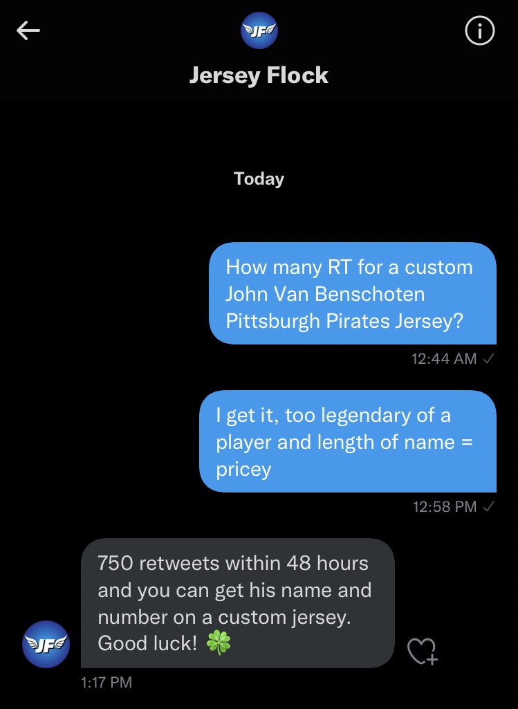 🚨 Alright boys, I NEED RT. This is gonna take a lot. Might literally be the only JVB jersey in existence. 🙏