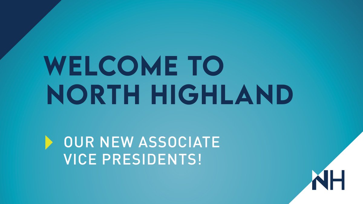 techtalkpaul's tweet photo. Welcome to North Highland our new Associate Vice Presidents!
Rick Young; Associate Vice President Data &amp; Analytics
Paul Harvey; Associate Vice President Public Sector
Amanda Silvey; Associate Vice President Change Management https://t.co/i3VGeyAzQP