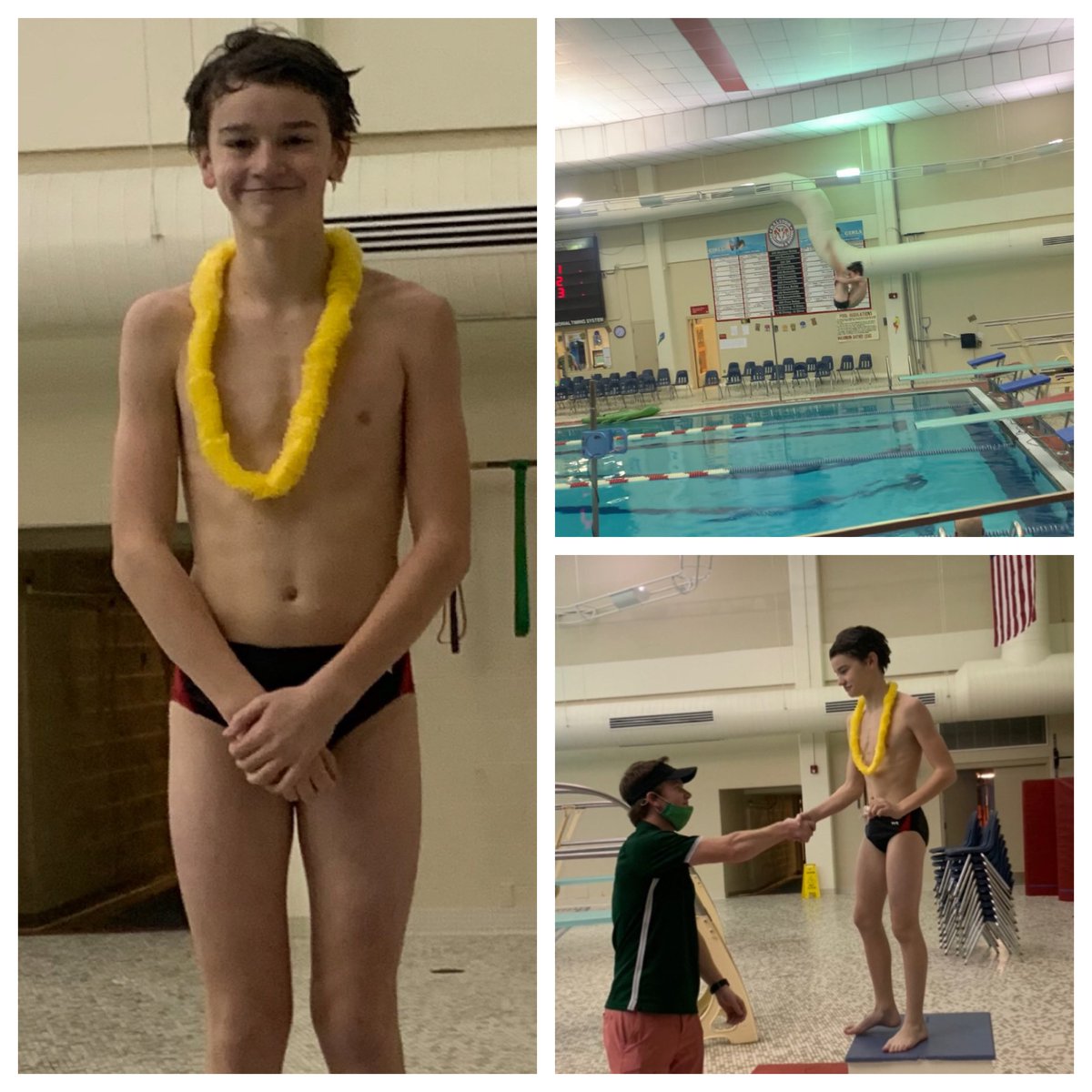 LesleyBrandt's tweet photo. Babyโs 1st high school dive meet is a state qualifier. See you in Lincoln on Feb 24! ๐คโ๏ธโค๏ธ #grit #determination #represent #11DivesIsHard #FindTheJoy #1MSpringBoard #MMKnights #DiveMom24/7 @MtMichaelAD @mm_diving https://t.co/jTlzipIFLO