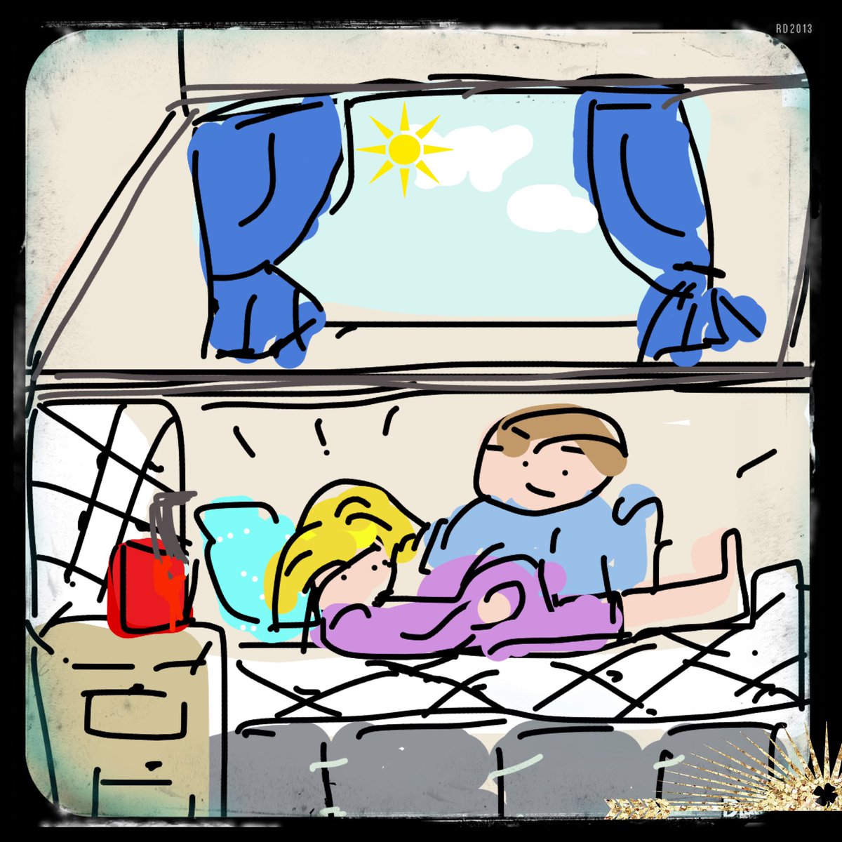 Nieuwe column in de maak! Bed zonder pootjes, ook geen klossen, vuilniszakken voor het beschermen van de vloerbedekking😉