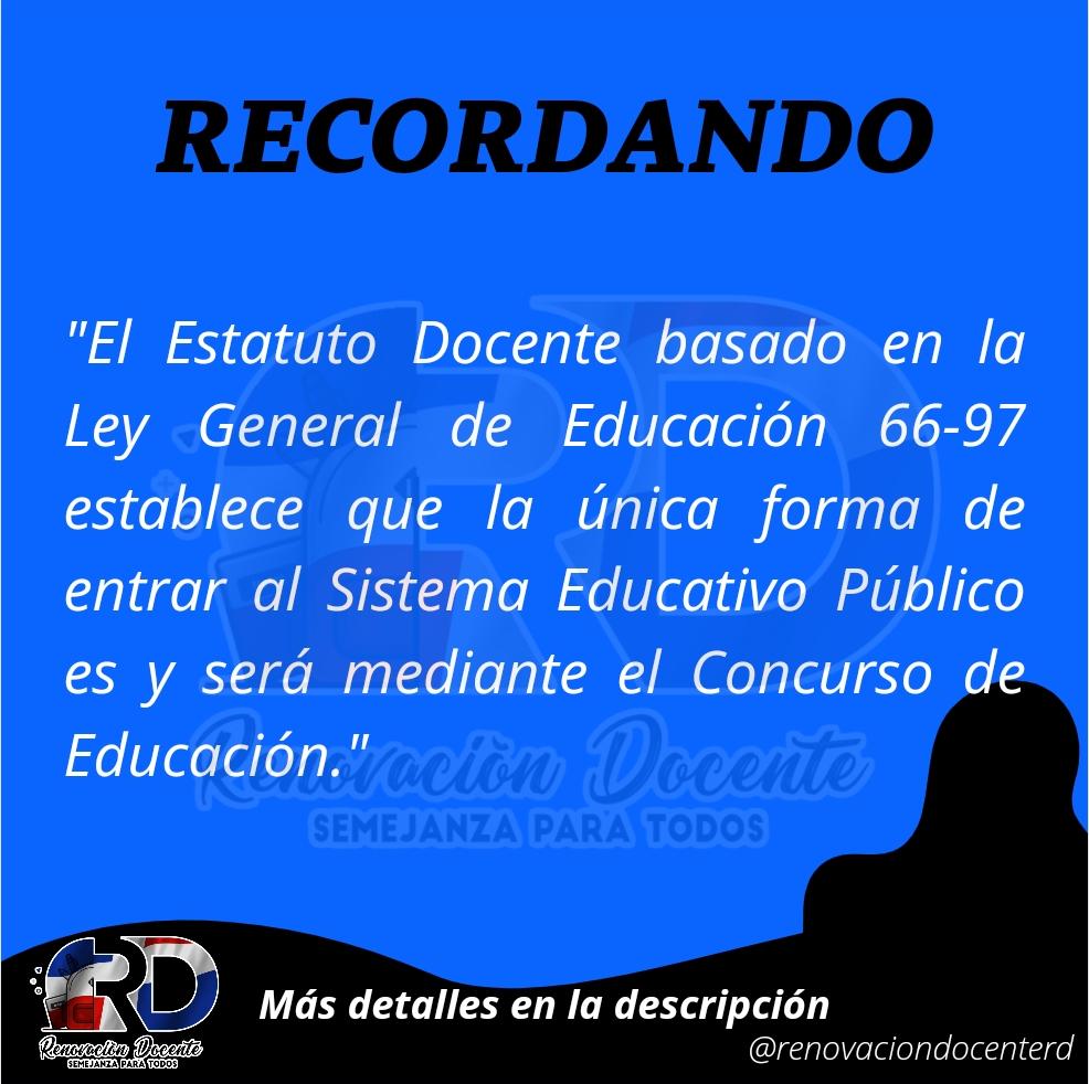ArmandaLuciano9's tweet photo. Al ministerio de educación y su máxima autoridad, que no se deje meter presión de ninguna persona que ocultada tras un gremio ande buscando beneficios personales y políticos sin importarle perjudicar a los docentes que fueron promovidos .
@RdDocentes
@RobertoFulcar
@EducacionRDo https://t.co/s568arEod9