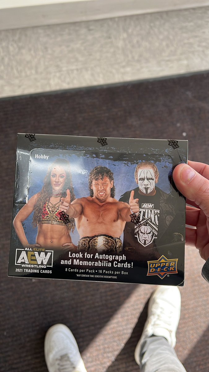 alleliteadam's tweet photo. TWITTER!

I finally tracked down a box of the #AEW Upper Deck cards and will be opening them live later tonight!! 

#AEWDynamite #AEWRampage #AEWonTNT https://t.co/5hVnIS7OSd