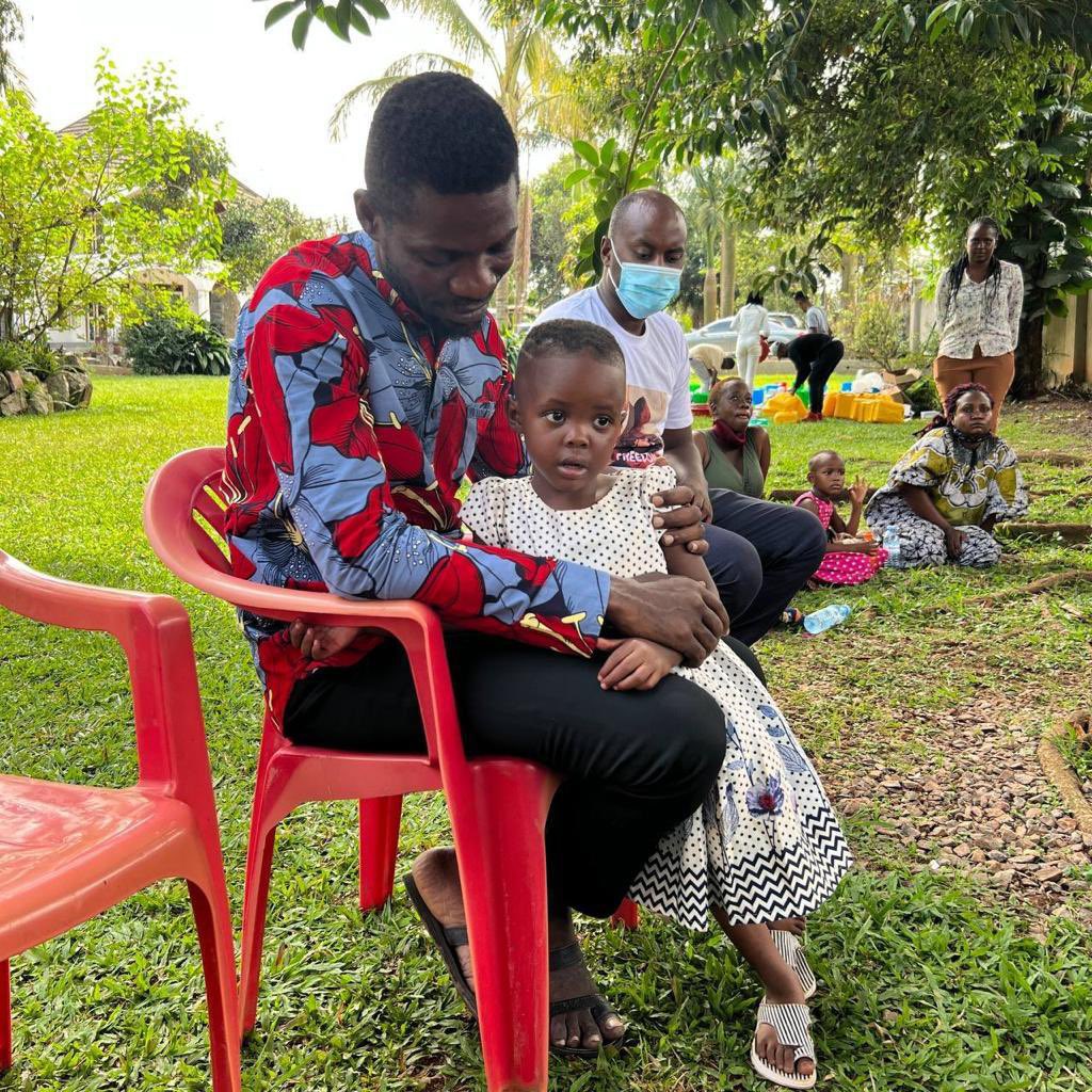  Happy birthday HE Bobi Wine. Thank u for loving the children of Uganda  