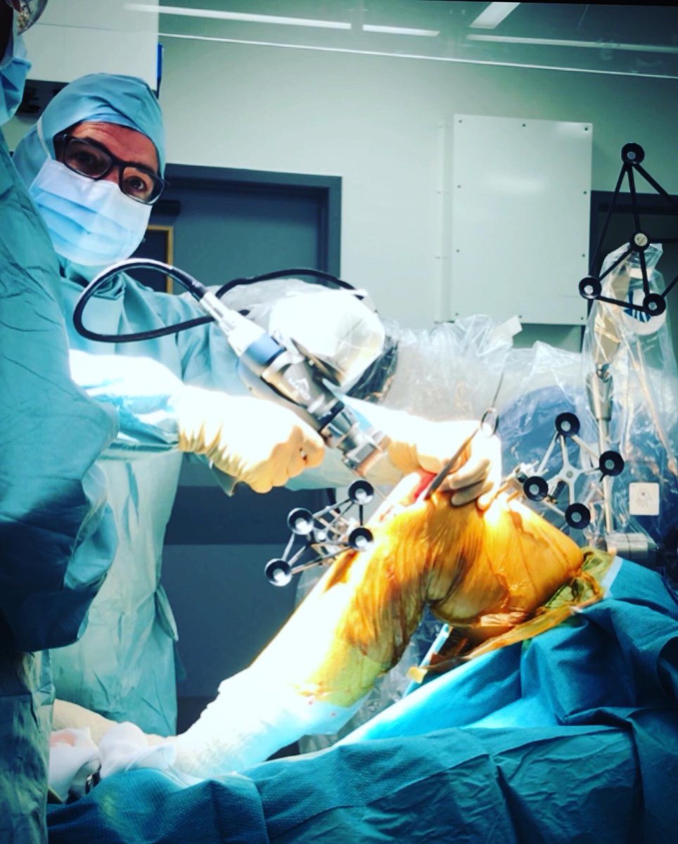 Robot assisted knee surgery is the business. I’m sure improved outcomes will follow!