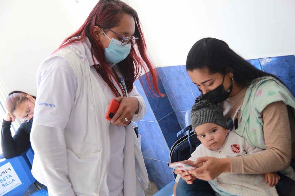 ESESOACHA's tweet photo. Agradecemos a @OIMColombia organizado que cuenta  con el respaldo financiero @StatePRM por la gran jornada de atención en salud a la población migrante , colombianos retornados o comunidades de acogida sin afiliación al sistema de salud realizada con nuestra entidad @ESESOACHA https://t.co/iXlMtV01Os