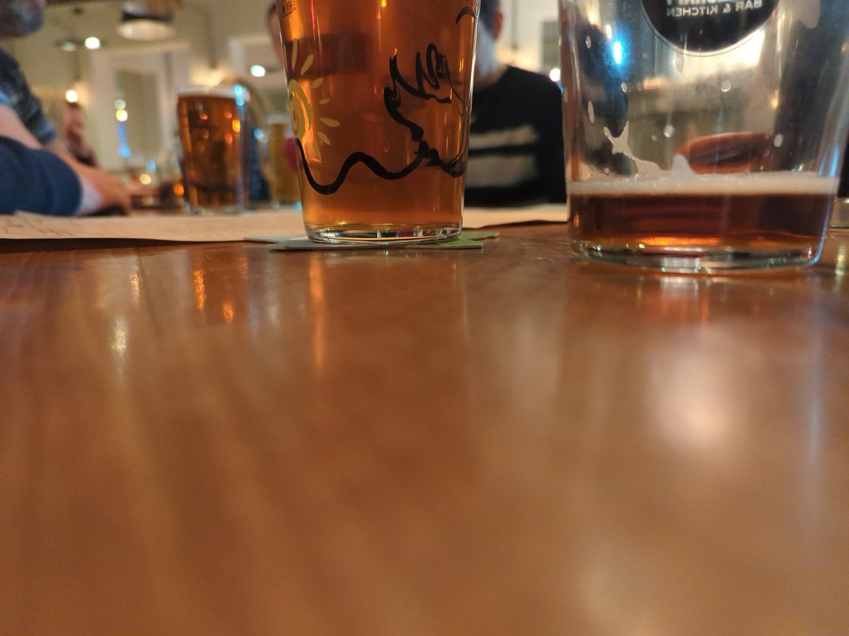 Night out in Brum with friends, stopped off at the purity for a couple of beers