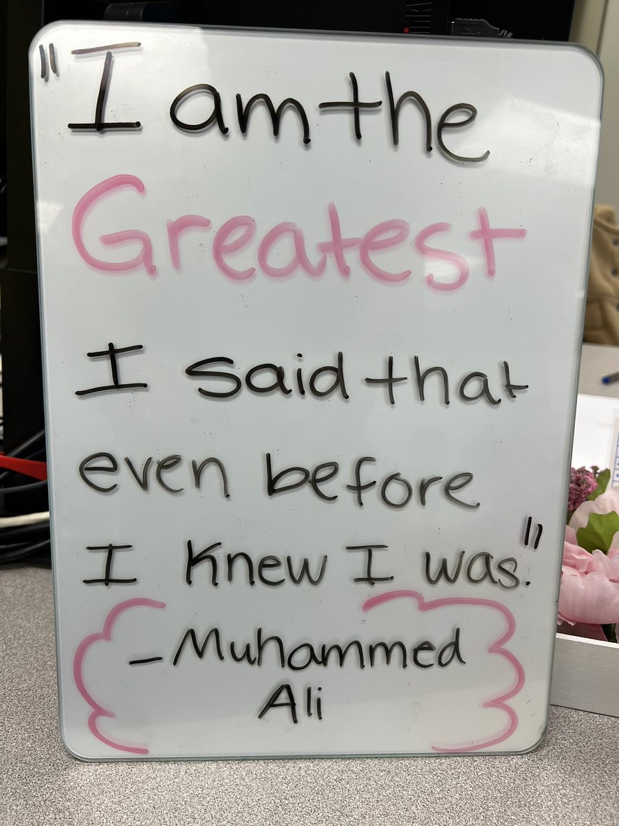 I love when teachers inspire kids with quotes.  Great job Aldama!   #ridingthewavetocollege