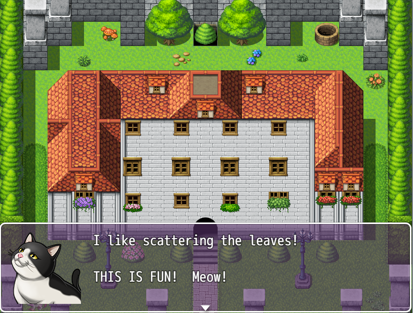 necrocatic's tweet photo. Screenshot Caturday, only 2 more days until Momo's Mansion is out!! Wishlist the game on Steam would help immensely! MEOW https://t.co/knC7ez0Zzj Thank you! Have a great weekend!  #catrpg #rpg #jrpg #cats #videogames #steam #indiegames #indiedev #indiegamedev #screenshotsaturday https://t.co/SW63ap2RJd