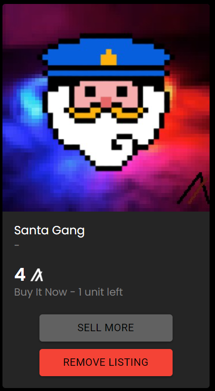 SantaGangalg's tweet photo. Heyy Twitter, just listed on @ALGOxNFT 13 Santa of the Gang !! ❤️🎅

You can go look on the website and get yourselves a Santa. ✅

https://t.co/qTvCER3HhY 

#Algorand #ALGO #algofam #AlgoNFT #NFTCommunity https://t.co/u5We5vcgl4